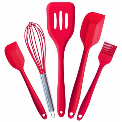 Wholesale High Quality 5 Piece Silicone Baking Utensil Set